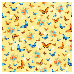 Butterfly Flowers Heat Transfer Vinyl Sheet - Vinyl Boutique Shop