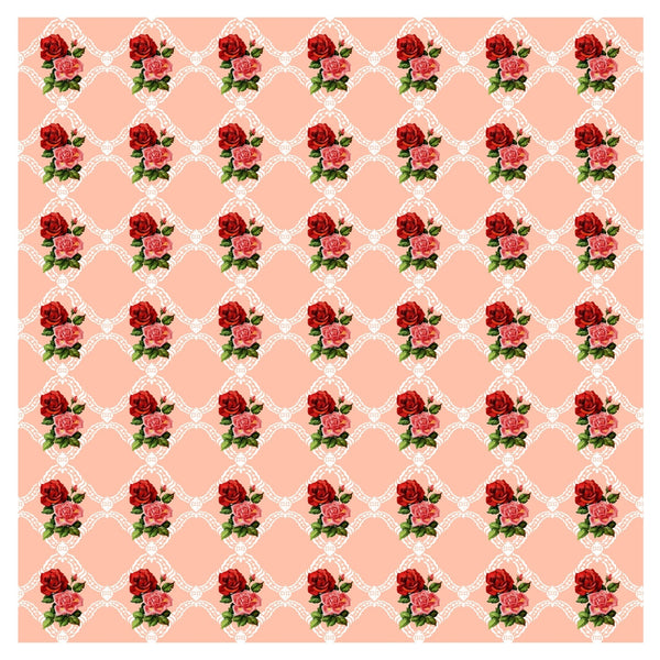 English Roses Adhesive Vinyl Sheet - Vinyl Boutique Shop