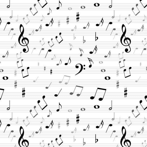 Music Heat Transfer Vinyl Sheet - Vinyl Boutique Shop