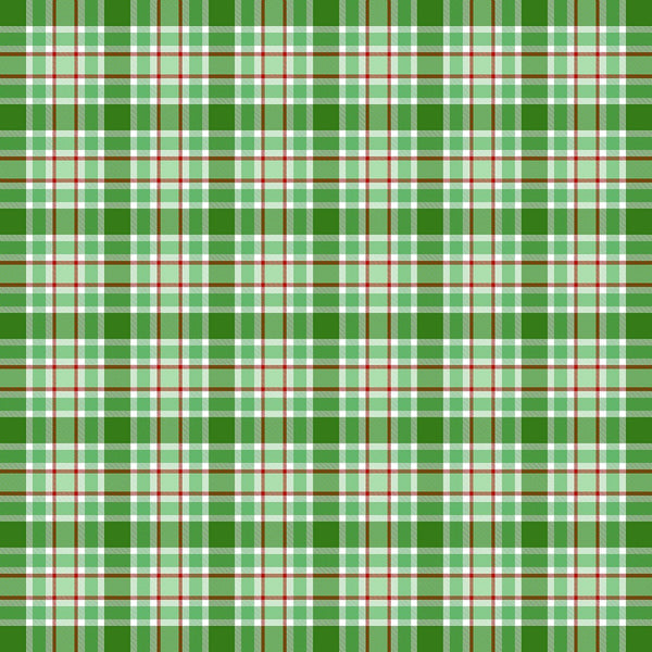 Christmas Plaid Adhesive Vinyl Sheet - Vinyl Boutique Shop