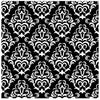 black Damask Heat Transfer Vinyl Sheet - Vinyl Boutique Shop