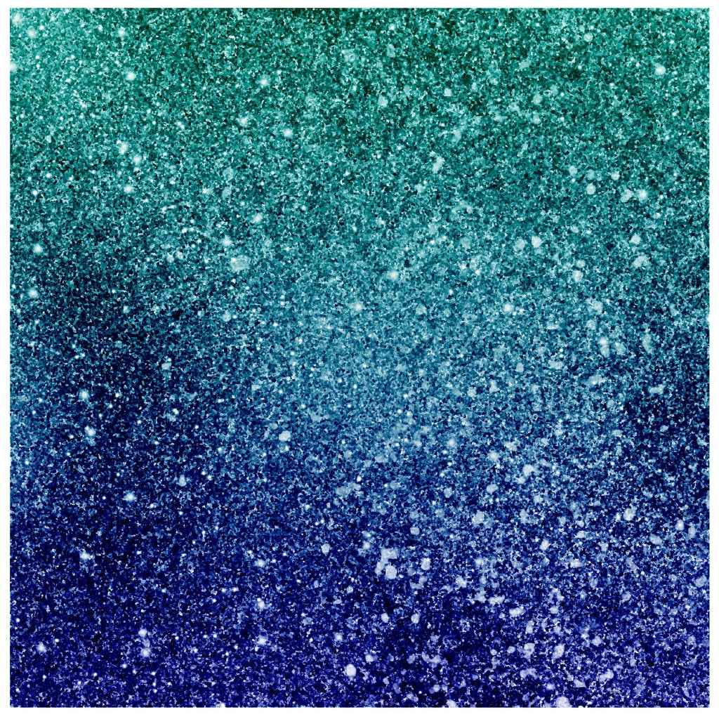 Blue and white Ombre print craft vinyl sheet - HTV - Adhesive