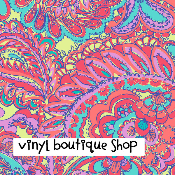 Feeling Groovy Lilly Inspired Vinyl - Vinyl Boutique Shop