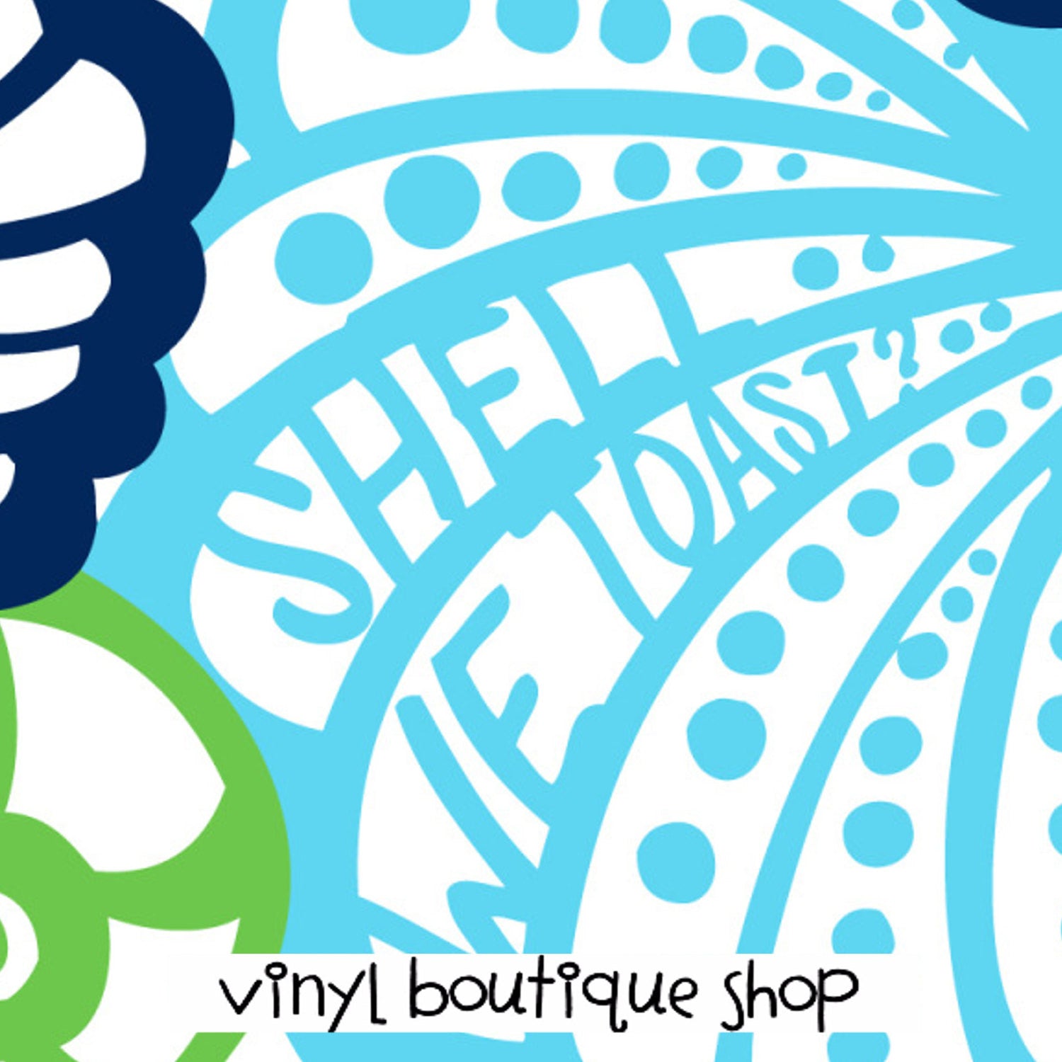 Chiquita Bonita Lilly Inspired Printed Patterned Craft Vinyl - Vinyl Boutique Shop