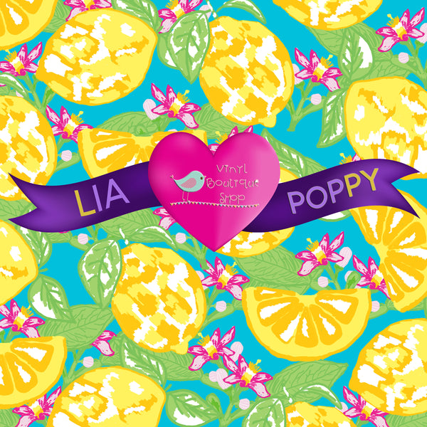 Fruit Lia Poppy Vinyl Sheet LPY-52 - Vinyl Boutique Shop